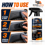 How to use Black Trim Restorer 300ml