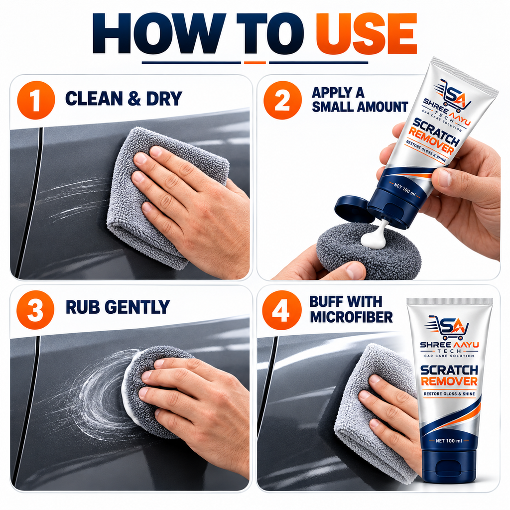 How to use Scratch Remover 100ml