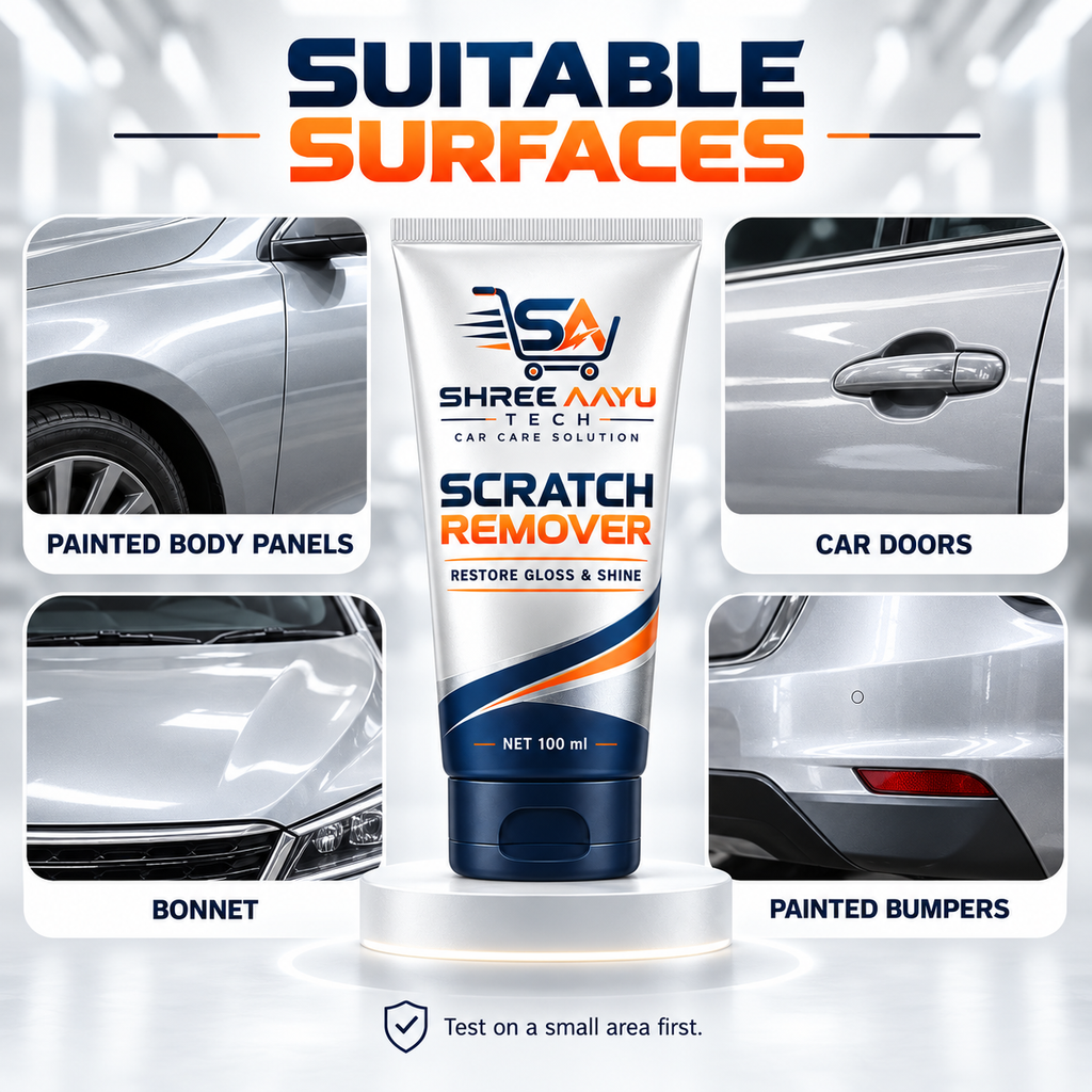 Suitable painted surfaces for Scratch Remover 100ml